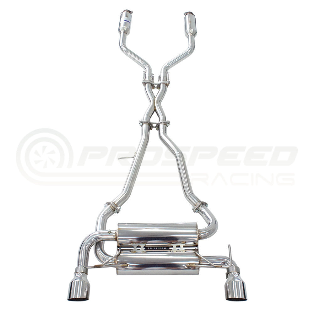 Invidia Gemini Cat Back Exhaust w/SS Straight Cut Tips - Nissan 350Z Z33 02-09