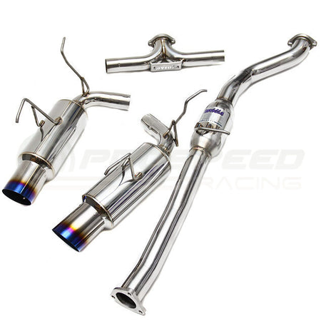 Invidia Dual N1 Catback Exhaust w/Ti Straight Cut Tips - Nissan 350Z Z33 02-09