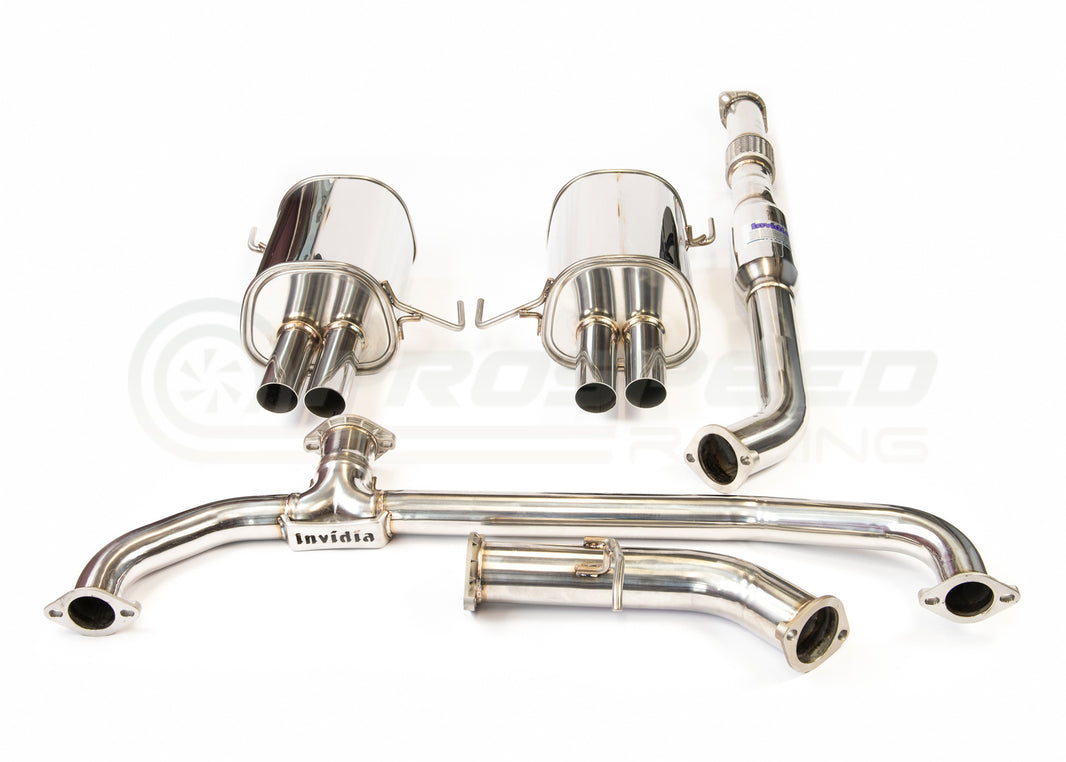 Invidia Q300 Cat Back Exhaust w/SS Straight Cut Tips - Subaru Liberty GT BL 04-09