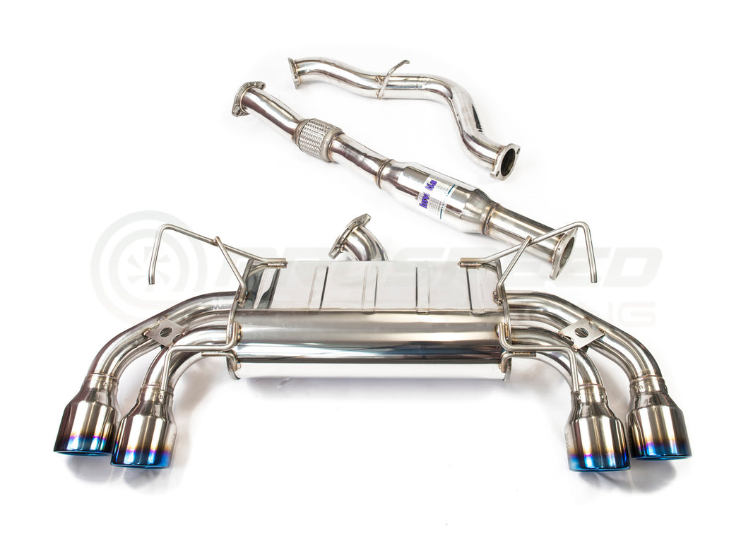 Invidia Q300 Cat Back Exhaust w/Ti Tips - Subaru WRX 11-14/STI 08-14 (Hatch)