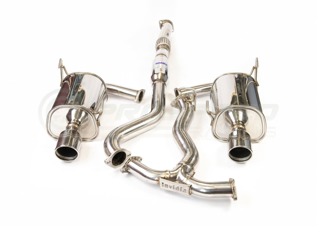 Invidia Q300 Cat Back Exhaust Single Exit w/SS Tip - Subaru 08-10 WRX Sedan/Forester XT SH 08-13