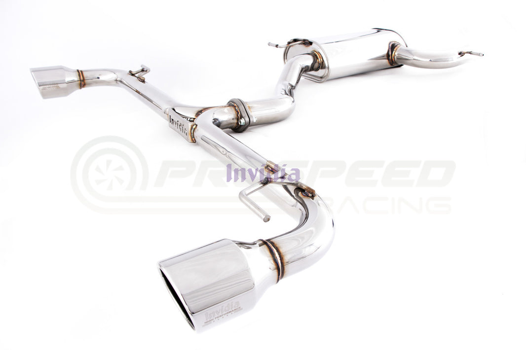 Invidia Q300 Cat Back Exhaust w/SS Tips - VW Golf GTI Mk6