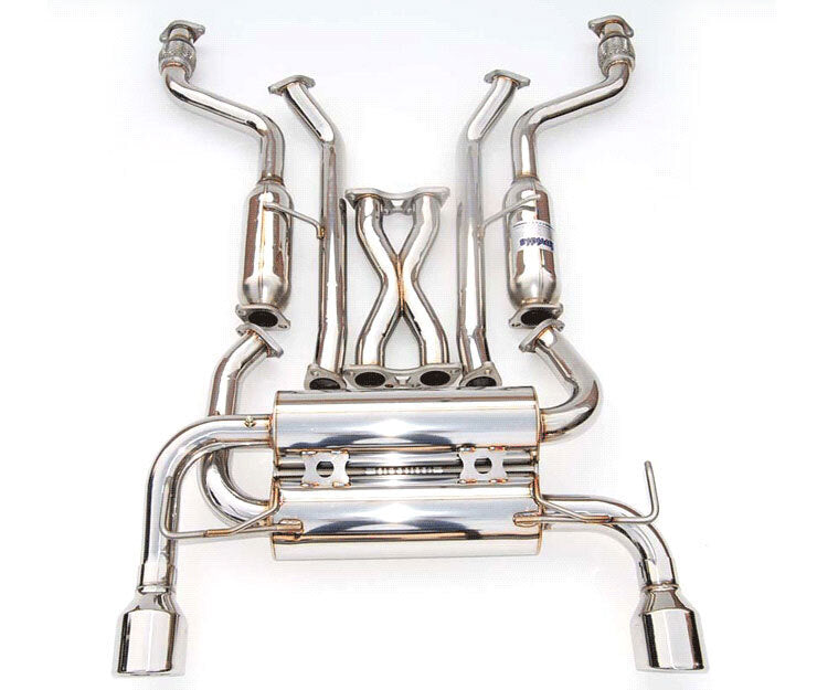 Invidia Gemini Cat Back Exhaust w/SS Rolled Tips - Infiniti FX35 09-12 (3.5L V6)