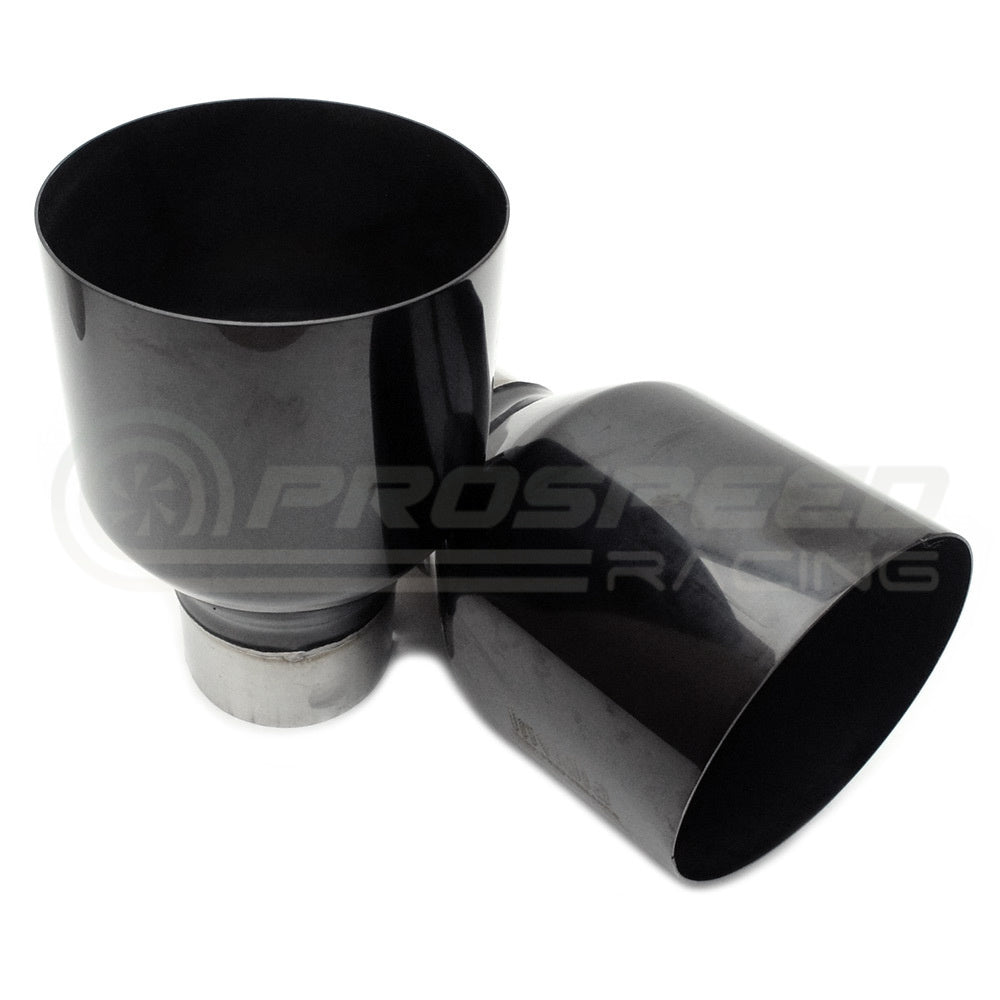 Invidia Q300 Cat Back Exhaust w/Black Straight Cut Tips - Mitsubishi Evo X CZ4A