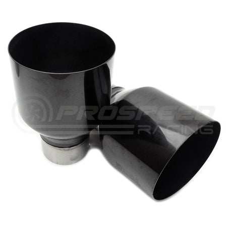 Invidia Q300 Cat Back Exhaust w/Black Straight Cut Tips - Mitsubishi Evo X CZ4A