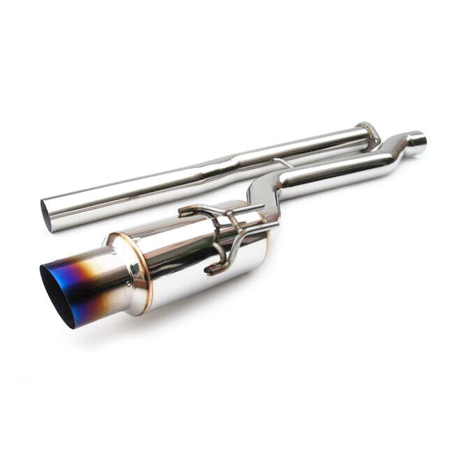 Invidia N1 Single Exit Cat Back Exhaust w/Ti Tip - Mitsubishi Evo X CZ4A