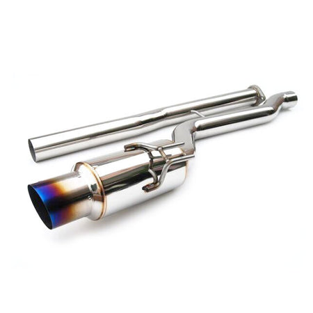 Invidia N1 Single Exit Cat Back Exhaust w/Ti Tip - Mitsubishi Evo X CZ4A