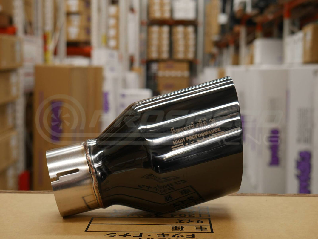 Invidia Q300 "Signature Edition" Cat Back Exhaust w/Black Tips - Mitsubishi Evo X CZ4A