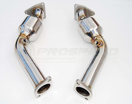 Invidia High Flow Catted Test Pipes - Nissan 350Z Z33 07-09/370Z Z34/Infiniti G37 V36/FX30/FX50/QX70