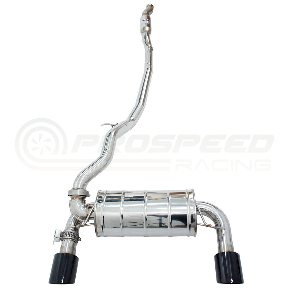 Invidia Q300 Valved Cat Back Exhaust w/Black Tips - Ford Focus RS Mk3 LZ 16-17