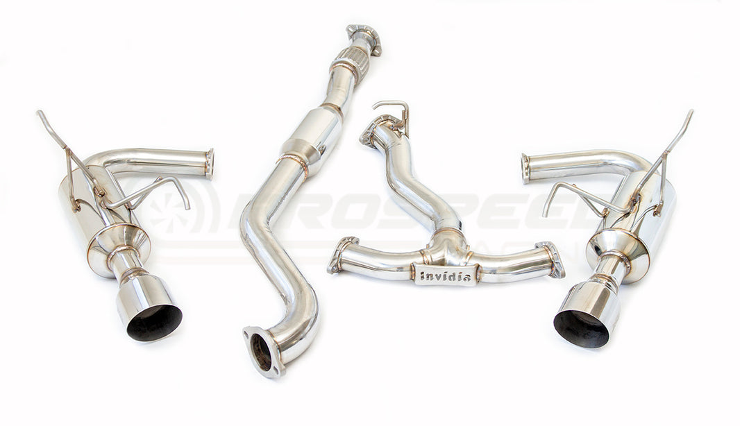 Invidia R400 Cat Back Exhaust w/SS Tips - Subaru Levorg VM 14-20