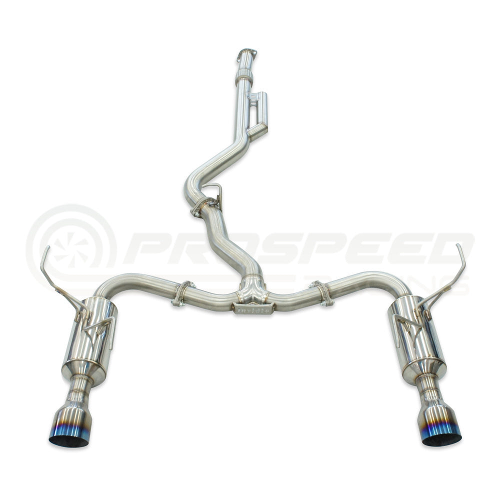 Invidia R400 Cat Back Exhaust w/TI Straight Cut Tips - Subaru WRX VN 22+ (Wagon)