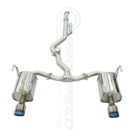 Invidia Q300 Cat Back Exhaust w/TI Rolled Tips - Subaru WRX VN 22+ (Wagon)