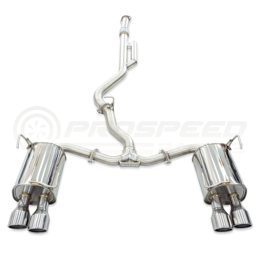 Invidia Q300 Cat Back Exhaust w/SS Rolled Tips - Subaru WRX VB 22+ (Sedan)