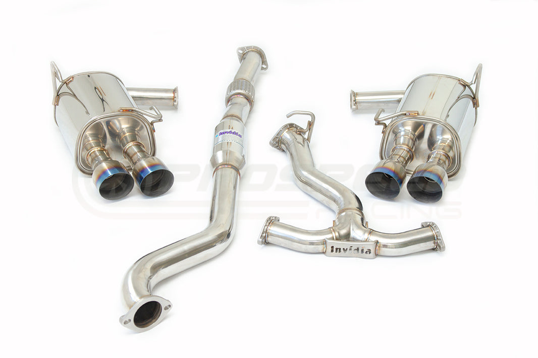Invidia Q300 "Signature Edition" Cat Back Exhaust w/Black Tips - Subaru WRX VB 22+