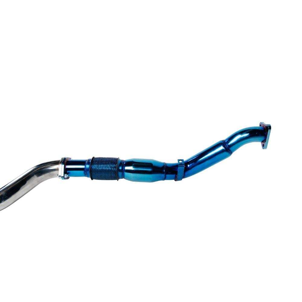 Torqit 79 SERIES DUAL CAB 4.5L WITH LONG RANGER TANK 3" T/BACK STAINLESS EXHAUST
