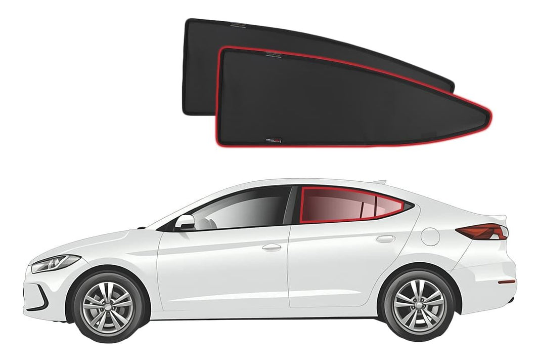 Hyundai Elantra/Avante 6th Generation Car Rear Window Shades (AD; 2016-2020)