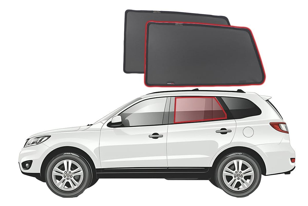 Hyundai Santa Fe | Inokom Santa Fe 2nd Generation Car Rear Window Shades (CM; 2007-2012)*