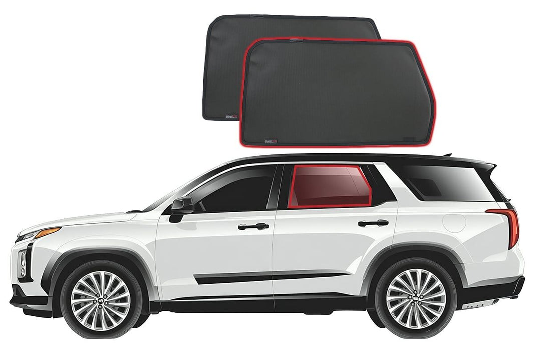 Hyundai Palisade Car Rear Window Shades (LX2; 2018-Present)