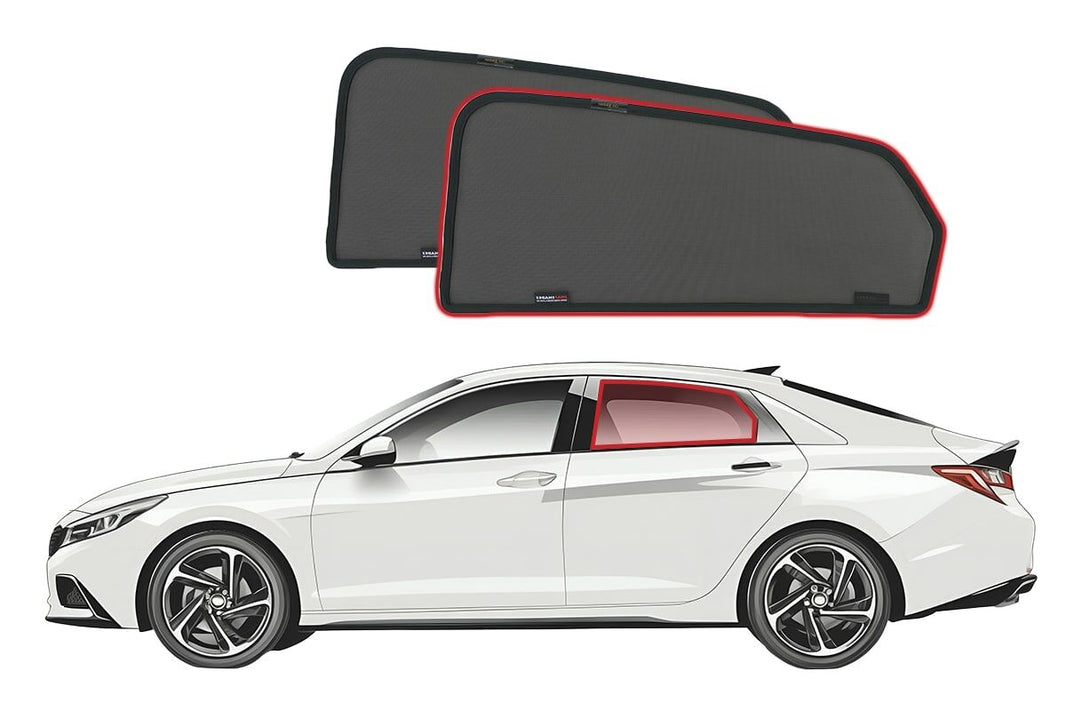 Hyundai i30/Elantra Sedan 7th Generation Car Rear Window Shades (CN7; 2020-Present)