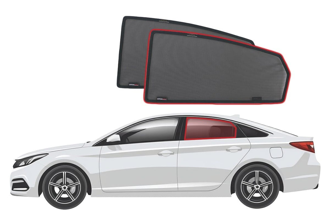 Hyundai Sonata 7th Generation Car Rear Window Shades (LF; 2014-2020)