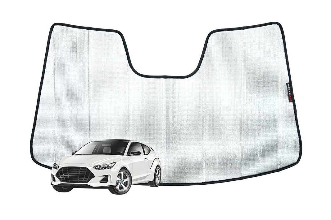 Hyundai Veloster 2nd Generation Front Windscreen Sun Shade (JS; 2019-2022)