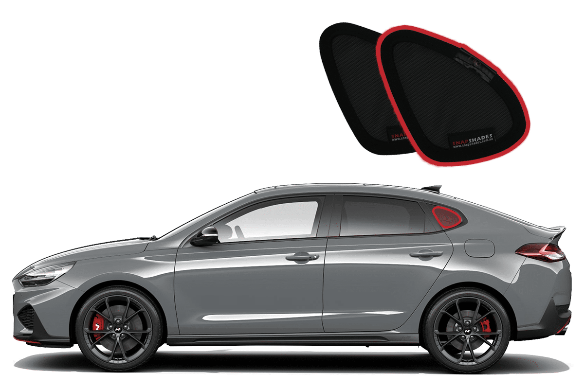 HYUNDAI I30/I30 N LIFTBACK/FASTBACK PORT WINDOW SHADES (PD; 2017-PRESENT)