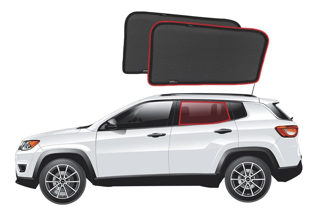 Jeep Compass 2nd Generation Car Rear Window Shades (MP/552; 2017-Present)
