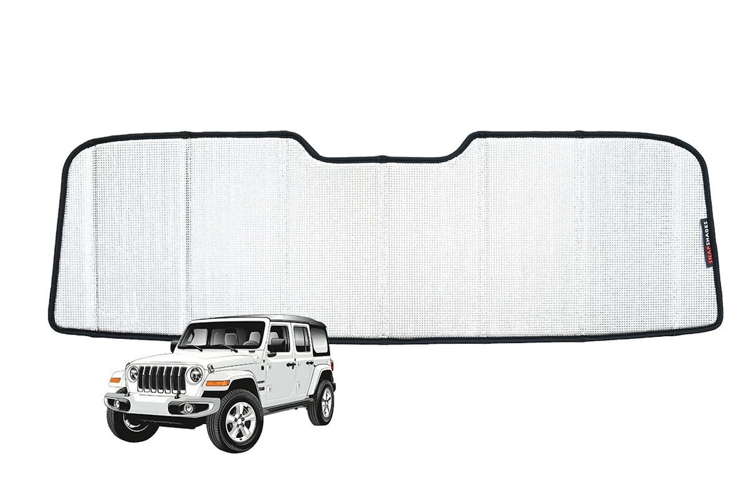 Jeep Wrangler Front Windscreen Sun Shade without Collision Radar (JL; 2018-Present)