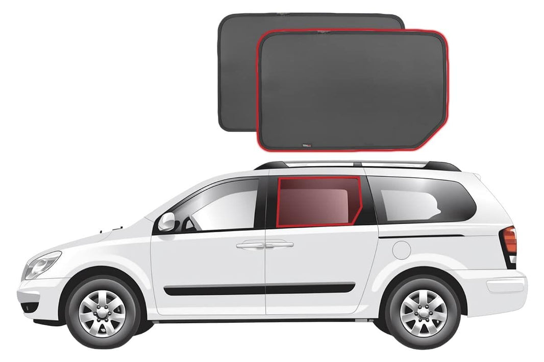 KIA Carnival/Sedona 1st Generation Car Rear Window Shades (1998-2005)