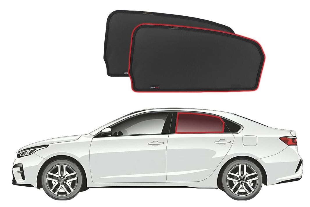 KIA Cerato/K3/Forte Sedan 4th Generation Car Rear Window Shades (BD; 2018-2024)