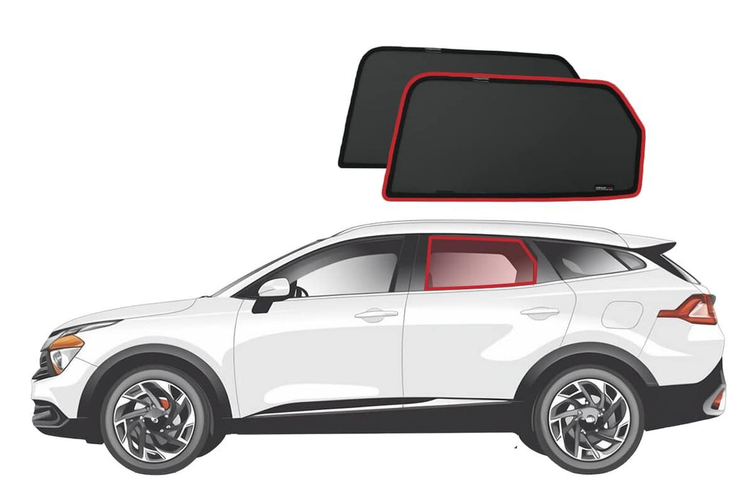 KIA Sportage 5th Generation Car Rear Window Shades (LWB) (NQ5; 2021-Present)