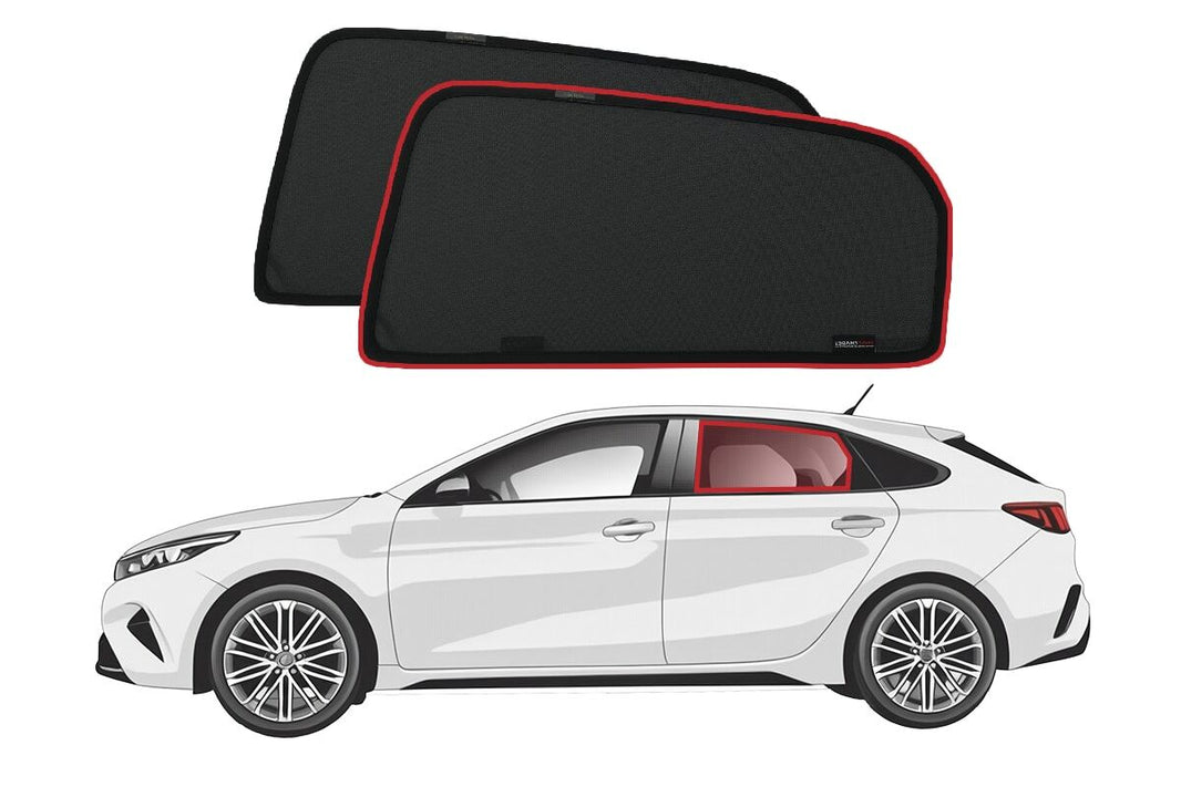 KIA Cerato/K3/Forte Hatchback 4th Generation Car Rear Window Shades (BD; 2018-2024)