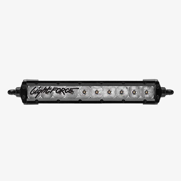 10" (254mm) Single Row LED Bar Black