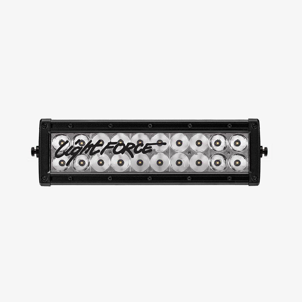 10" (254mm) Dual Row LED Bar Black