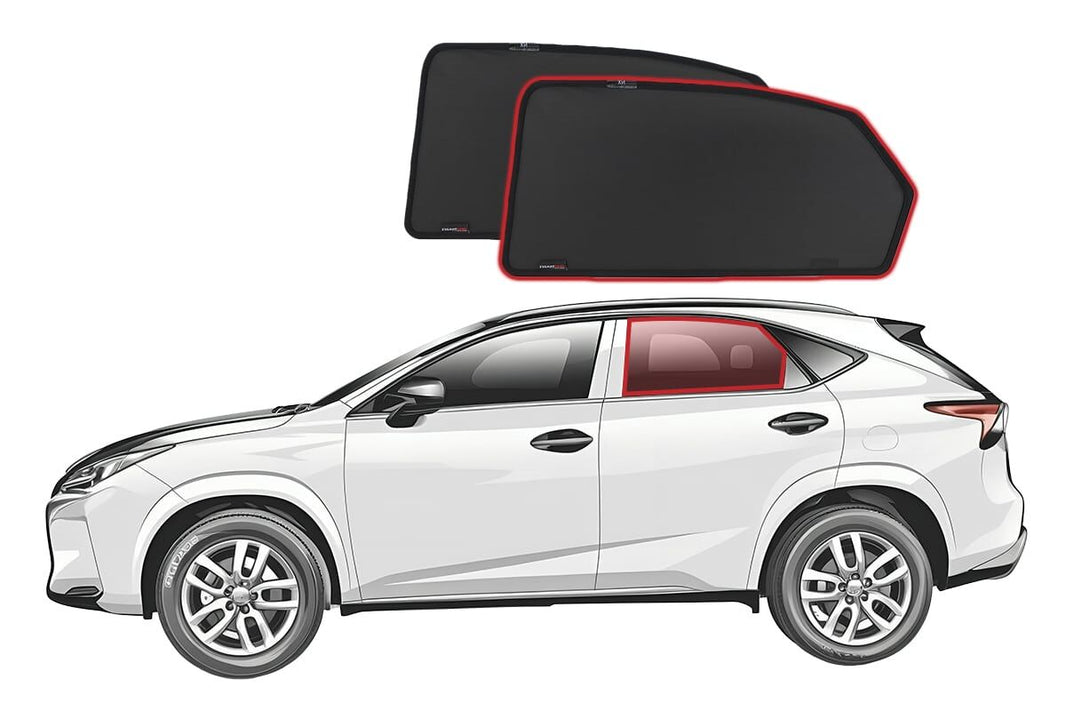 Lexus NX 1st Generation Car Rear Window Shades (AZ10; 2014-2021)