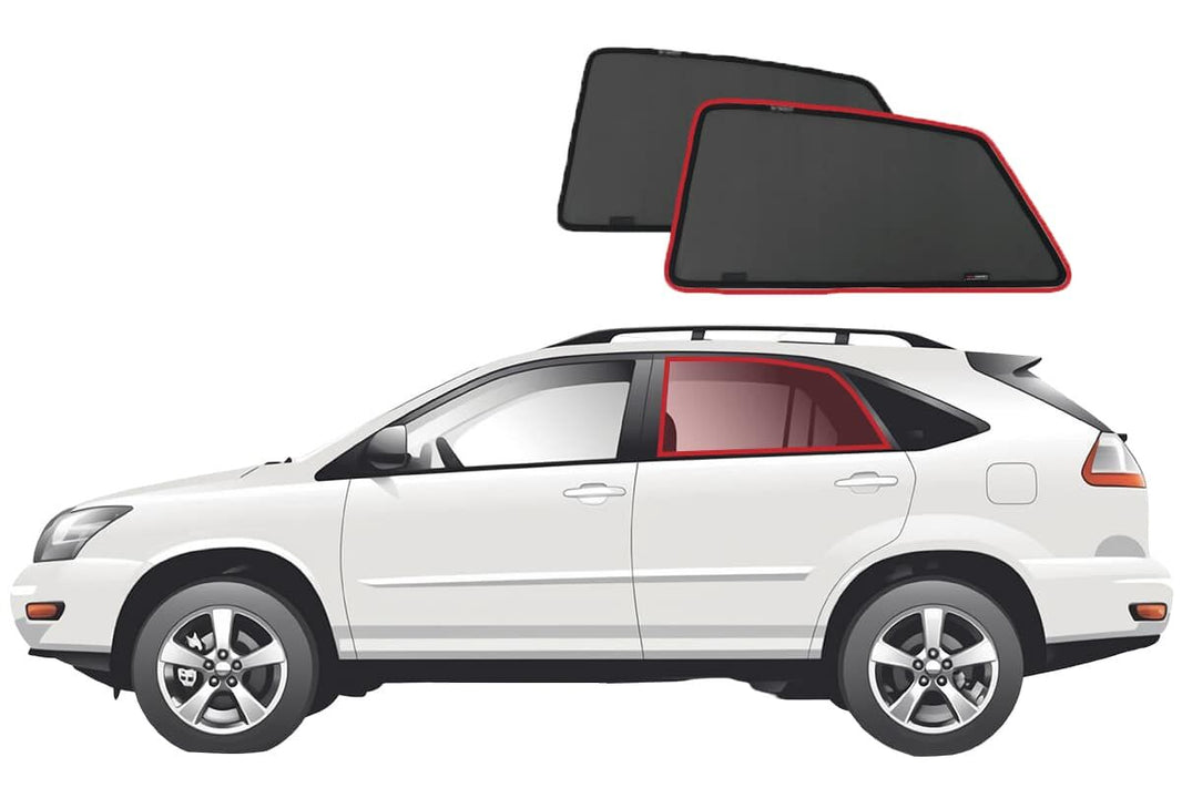 Lexus RX | Toyota Harrier 2nd Generation Car Rear Window Shades (XU30; 2003-2008)
