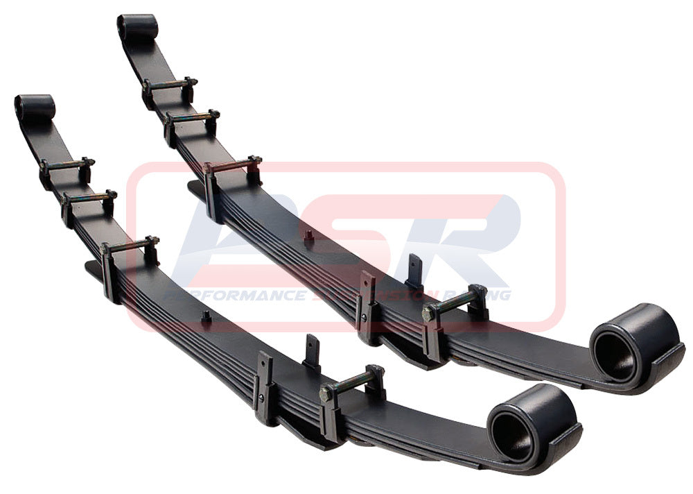 Toyota 79 Series PSR 2" Raised Leaf Springs - 100-350Kg Constant Load - PAIR
