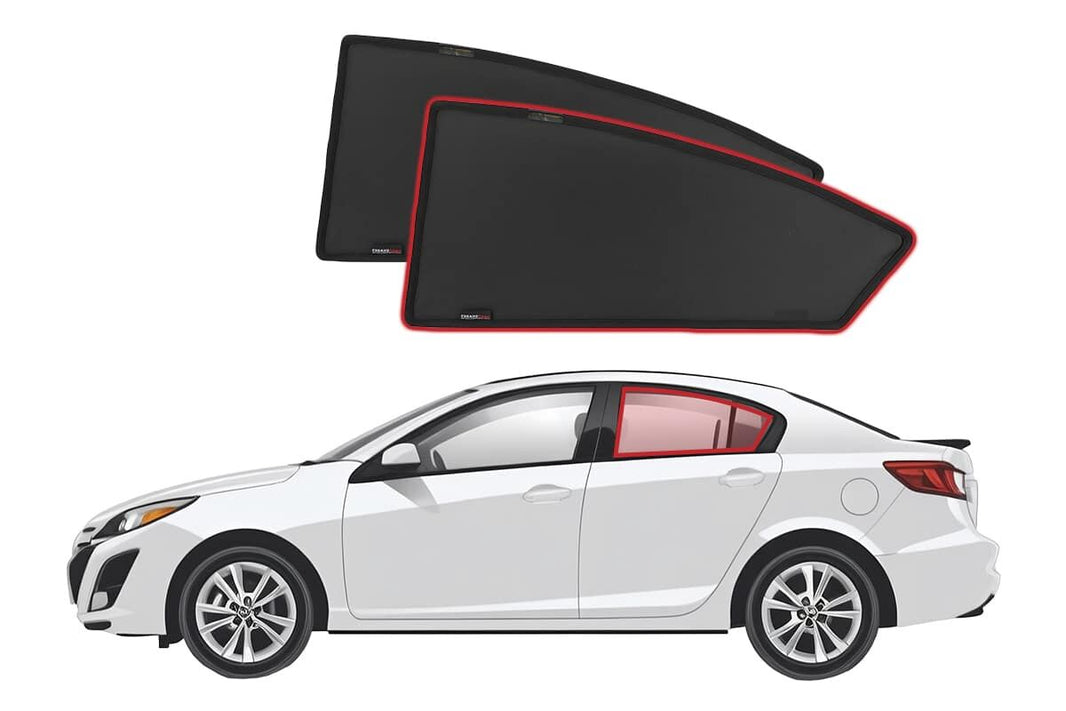Mazda 3 Sedan 2nd Generation Car Rear Window Shades (BL; 2009-2013)