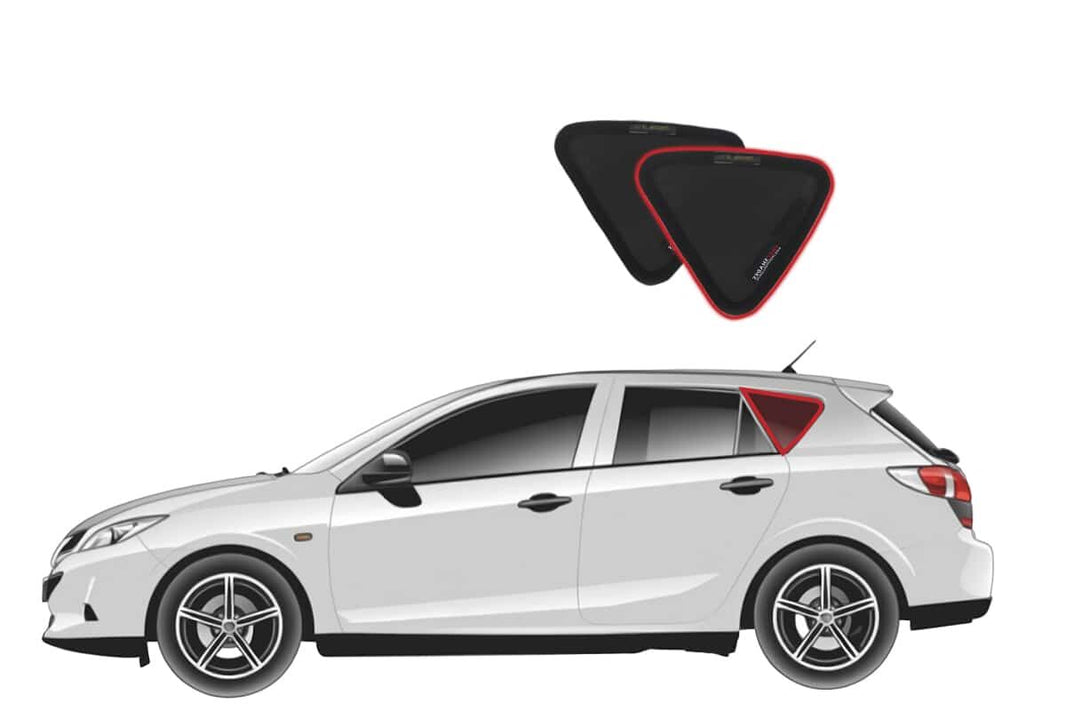 Mazda 3 Hatchback 2nd Generation Port Window Shades (BL; 2009-2013)