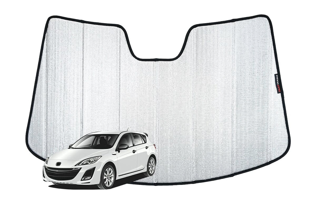 Mazda 3 Hatchback/Sedan 2nd Generation Front Windscreen Sun Shade (BL; 2009-2013)