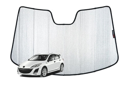 Mazda 3 Hatchback/Sedan 2nd Generation Front Windscreen Sun Shade (BL; 2009-2013)