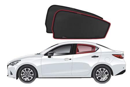 Mazda 2/Demio Sedan/Hatchback 3rd Generation Car Rear Window Shades (DJ/DL; 2014-Present)