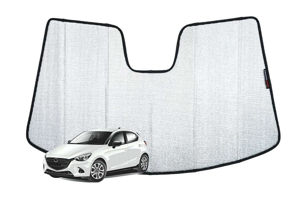 Mazda 2/Demio Sedan/Hatchback 3rd Generation Front Windscreen Sun Shade (DJ/DL; 2014-Present)