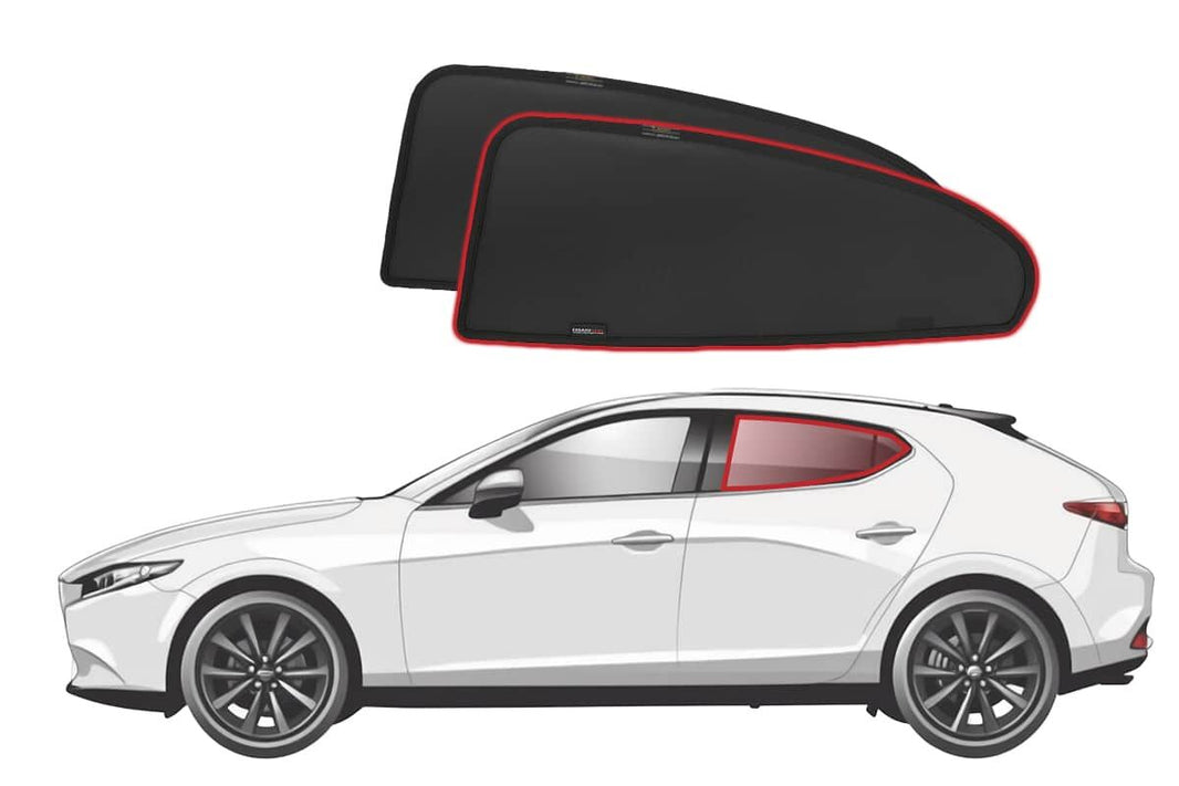 Mazda 3 Hatchback 4th Generation Car Rear Window Shades (BP; 2019-Present)
