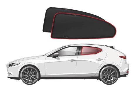 Mazda 3 Hatchback 4th Generation Car Rear Window Shades (BP; 2019-Present)
