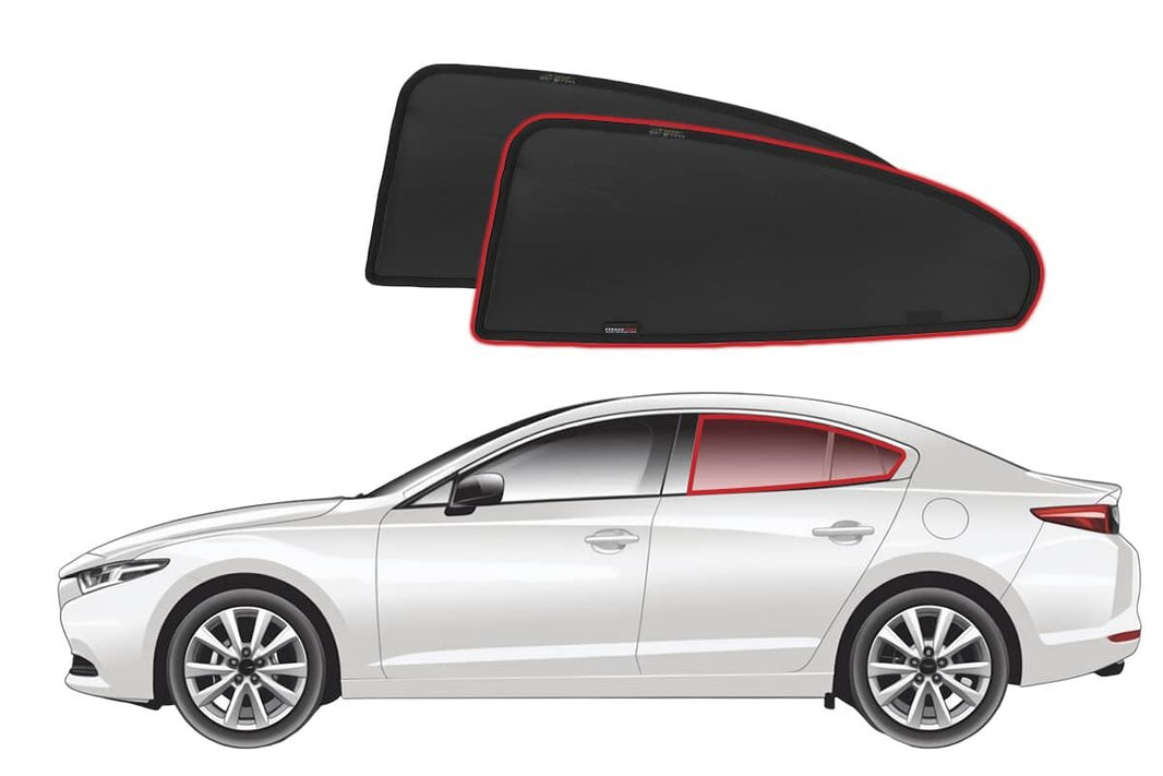 Mazda 3 Sedan 4th Generation Car Rear Window Shades (BP; 2019-Present)