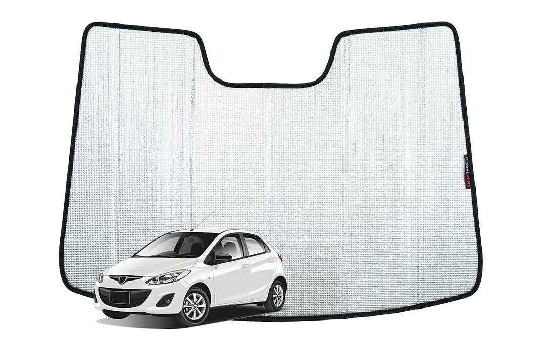 Mazda 2/Demio Hatchback 2nd Generation Front Windscreen Sun Shade (DE; 2007-2014)