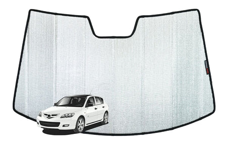 Mazda 3 Hatchback/Sedan 1st Generation Front Windscreen Sun Shade (BK; 2003-2009)