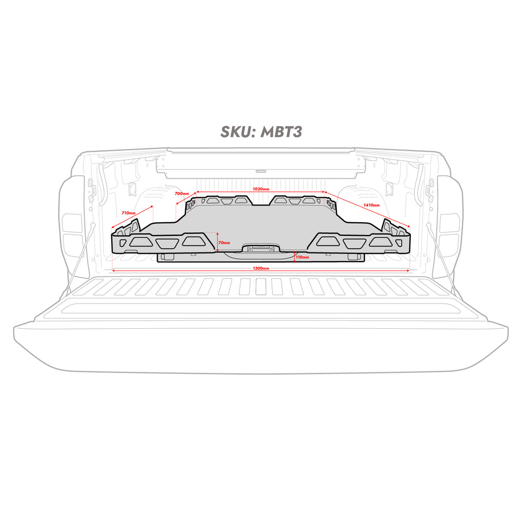 HSP Load Slide Suits Dual Cab BT50 TF 2020+